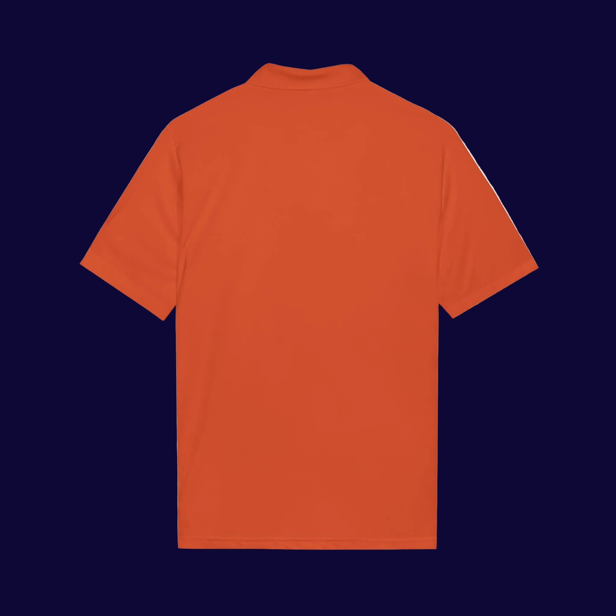 Embroidered Coast Guard Polo Shirt — White Performance Short-Sleeve