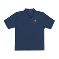 Embroidered Lion Crest Polo Shirt — Classic Club Logo Polo
